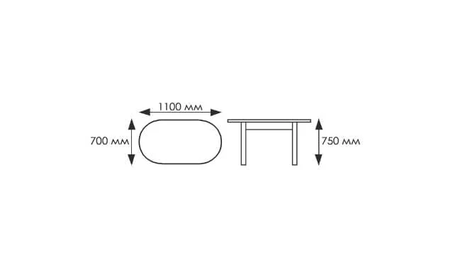 Стол обеденный Европейский ХРОМ 3 кат. 101 круги ЛДСП белый_2