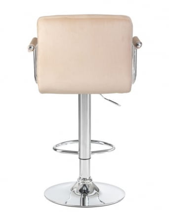 Стул барный ДОБРИН КРУГЕР АРМ (бежевый велюр (МДЖ9-10)) 2 шт / DOBRIN KRUGER ARM (MJ9-10))_5