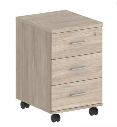 Тумба мобильная с тремя ящиками Sigma SG.610.OL.OL Дуб светлый_0