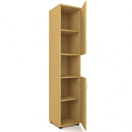 Шкаф для документов узкий Р.П-4 Дуб Сонома светлый_1