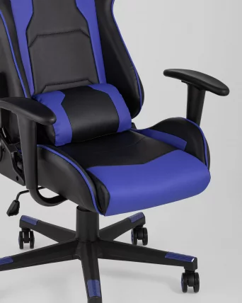 Игровое кресло ТопЧаирс Диабло Синее / TopChairs Diablo_7