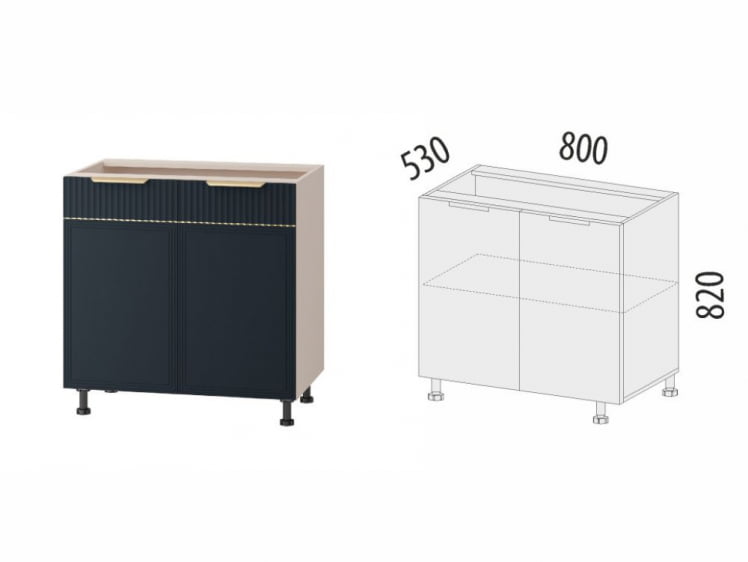 Напольный шкаф Флоренция 108.60_5