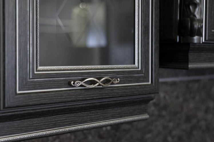 Кухонный гарнитур 2600 Италия №01 Черный Дуб темный_4