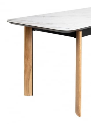 Стол раздвижной Combi Ceramic 140-180 Automatic Natur/Light marble_10