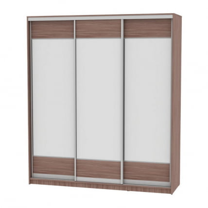 Шкаф-купе B-230х200х60-1(ЯШТ-D8D8D8)_0