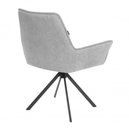 Кресло Murano/Мурано опора 360, велюр/букле (HYP), светло-серый_2