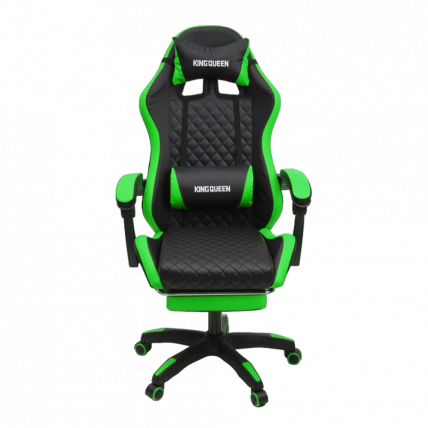 Кресло 892-1 цвет черный/зеленый с массажем 892-1-black-green-mass_1