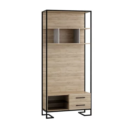 Стеллаж Loft под ТВ Дуб натур_0