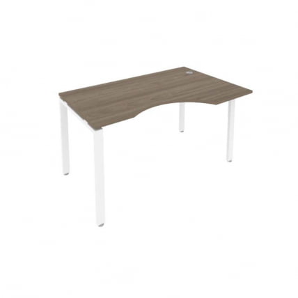 Стол письменный METAL SYSTEM Б.СА-2 Пр Вяз/Белый_0