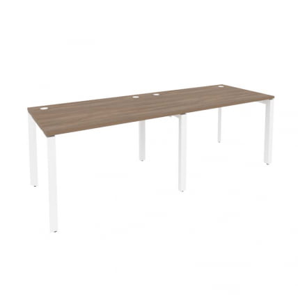 Рабочая станция на П-образном м/к ОНИКС О.МП-РС-2.2.8 Дуб Аризона/Белый / ONIX O.MP-RS-2.2.8_0