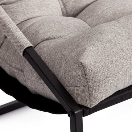 Кресло Чарли / Чарли без подлокотника рогожка, серо-бежевый, 3М 16/2, 70х70х84 см / Charli 3M_10