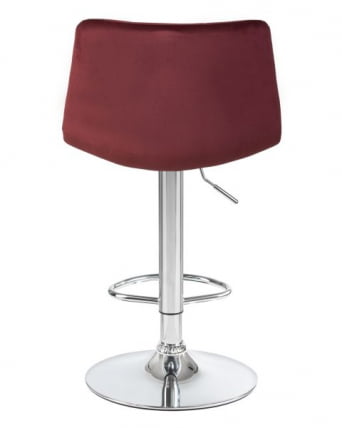 Стул барный ДОБРИН ТАИЛОР (винный велюр (МДЖ9-35)) 2 шт / DOBRIN TAILOR (MJ9-35))_4