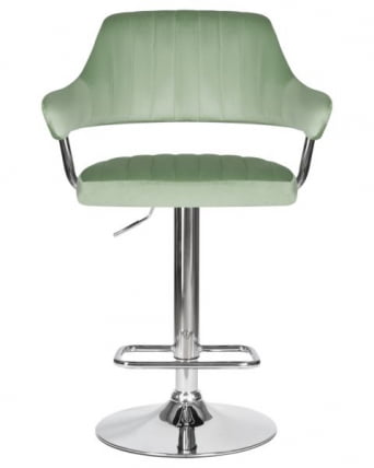 Стул барный ДОБРИН CХАРЛЙ (пудрово-мятный велюр (МДЖ9-87)) 2 шт / DOBRIN CHARLY (MJ9-87))_7