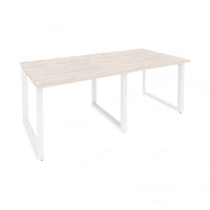 Стол переговорный (2 столешницы) ONIX O.MO-PRG-2.1 Денвер Светлый/Белый_0