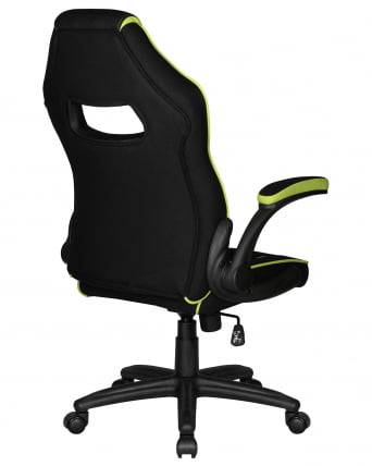 Кресло игровое DOBRIN RICK (черно-светло-зеленый)_3
