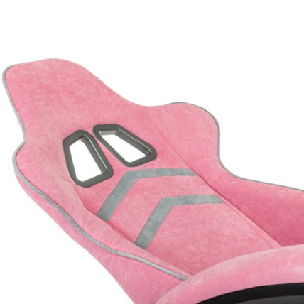 Кресло компьютерное BRABIX Shooter GM-123, 2 подушки, ткань, розовое/серое_8