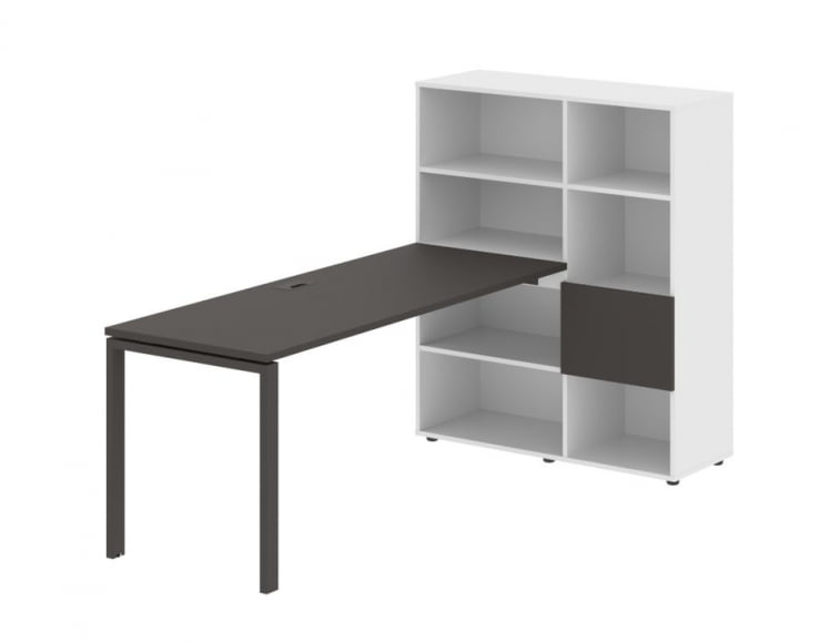 Рабочая станция EDIS EURST 1117 Мокко Мокко Белый_0