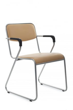 Кресло Никс Плус РCХ ОМКЛ-04 Бежевый/Металл окрашенный Хром / Nix Plus RCH OMKL-04_0