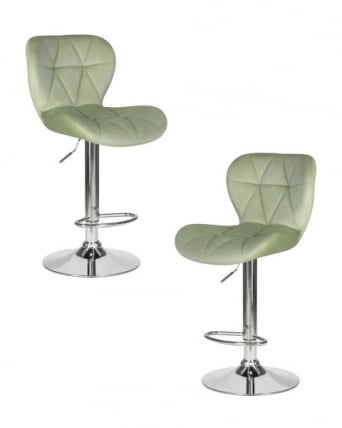 Стул барный ДОБРИН БАРНИ (мятный велюр (МДЖ9-87)) 2 шт / DOBRIN BARNY (MJ9-87))_0