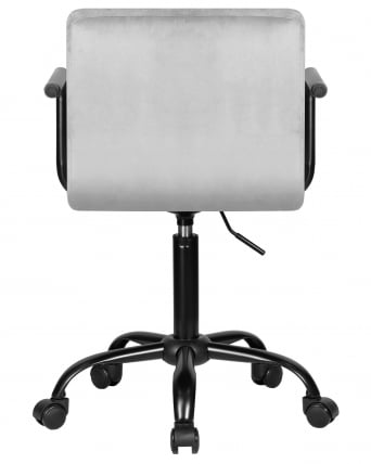 Офисное кресло для персонала ДОБРИН ТЕРРЙ БЛАCК (серый велюр (МДЖ9-75)) / DOBRIN TERRY BLACK (MJ9-75))_4