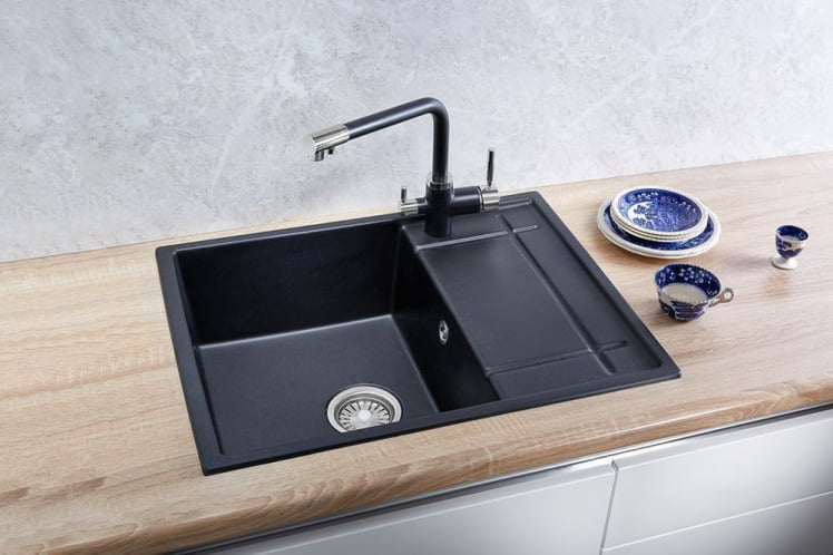 Кухонная мойка GRANULA 6501 Базальт_1