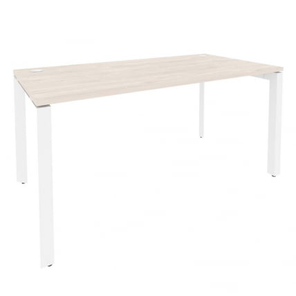 Стол рабочий на П-образном м/к ONIX O.MP-SP-4.8 Денвер Светлый/Белый_0