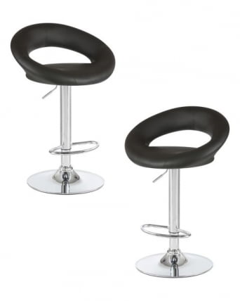 Стул барный ДОБРИН МИРА (черный) 2 шт / DOBRIN MIRA_0