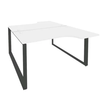 Рабочая станция на О-образном м/к ONIX O.MO-D.SA-2 Белый Бриллиант/Антрацит_0