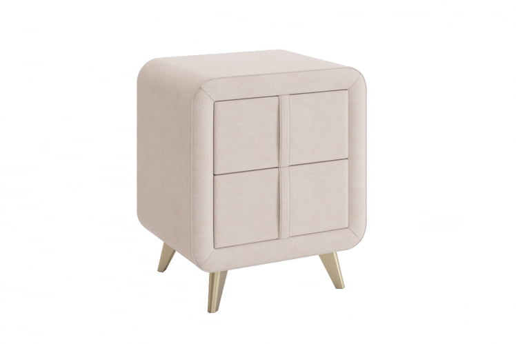 Тумба прикроватная Софи 2 ТМ-001.2 крем (велюр) / TM-001.2_0