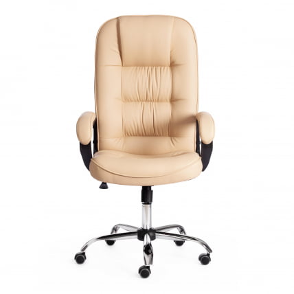 Кресло СН9944 (22) хром кож/зам, бежевый, 36-34_4