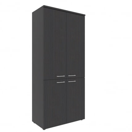 Шкаф с глухими средними и малыми дверьми XHCS 85.3 Легно Темный_0