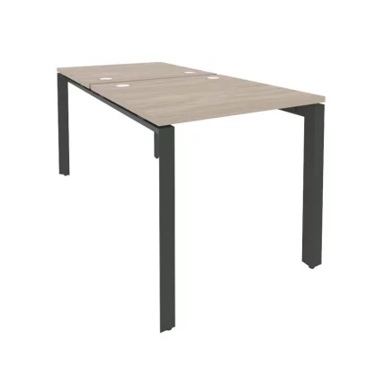 Рабочая станция на П-образном м/к ОНИКС О.МП-Д.РС-2.0.8 Дуб Аттик/Антрацит / ONIX O.MP-D.RS-2.0.8_0