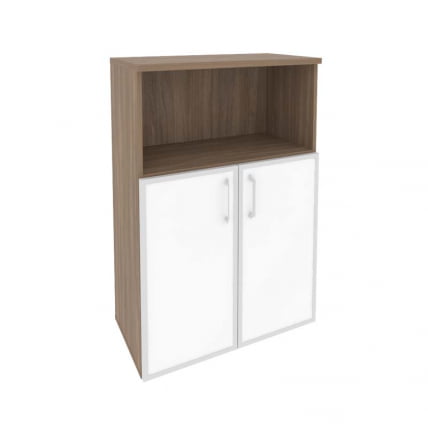 Шкаф средний широкий ОНИКС О.СТ-2.2Р вхите Дуб Аризона / ONIX O.ST-2.2R white_0