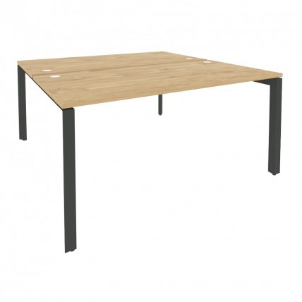 Рабочая станция на П-образном м/к ONIX O.MP-D.RS-2.4.8 Тиквуд Светлый/Антрацит_0