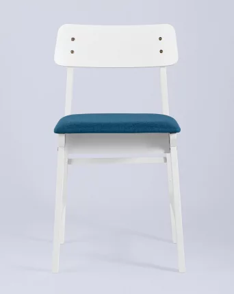 Комплект из двух стульев ОДЕН ВХИТЕ 2 шт Синий / ODEN WHITE_3