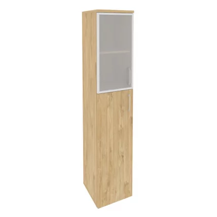 Шкаф высокий узкий левый ОНИКС О.СУ-1.7Р(Л) Тиквуд Светлый / ONIX O.SU-1.7R(L)_0