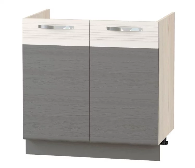 Напольный шкаф под мойку Графит 74.51 Сосна Астрид/Ваниль/Графит_0