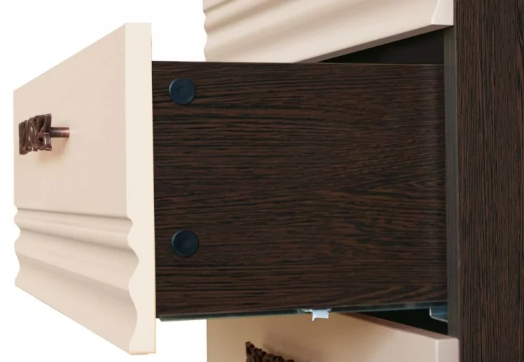 Комплект мебели для спальни Катрин №02 Дуб венге Белый песок Санчо крем Браун вуд_1