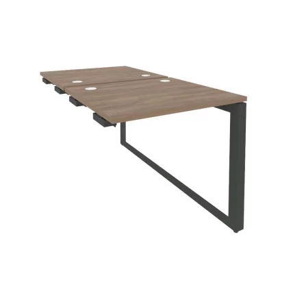 Стол-приставка двойной на О-образном м/к к опорым элем. ONIX O.MO-D.SPR-0.7 Дуб Аризона/Антрацит_0