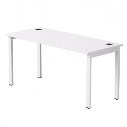 Стол прямой на металлокаркасе, опоры 45 гр Everprof EVO 254S004 Белый_0