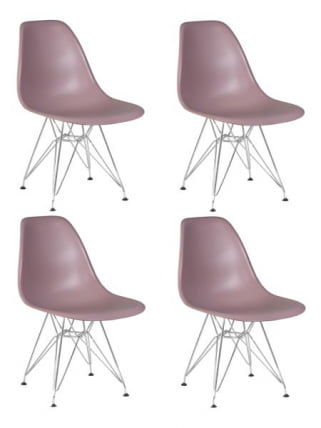 Стул обеденный ДОБРИН ДСР (ножки хром, цвет сиреневый (П-04)) 4 шт / DOBRIN DSR (P-04))_0