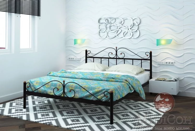 Кровать Диана Plus 1800х2000 Черная_1