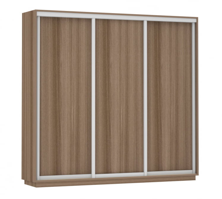 Шкаф-купе трехдверный Экспресс Трио Элемент 2400х2200х Ясень шимо тёмный / 2400х2200h_0