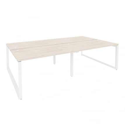 Рабочая станция на О-образном м/к ОНИКС О.МО-Д.РС-4.3.8 Денвер Светлый/Белый / ONIX O.MO-D.RS-4.3.8_0