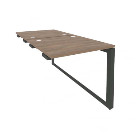 Стол-приставка двойной на О-образном м/к к опорым элем. ONIX O.MO-D.SPR-0.8 Дуб Аризона/Антрацит_0