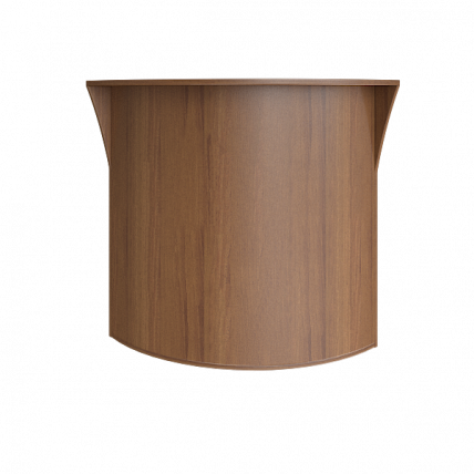 Стойка угловая (радиусный элемент - ХДФ) Riva А.РС-5 Орех Гварнери_0