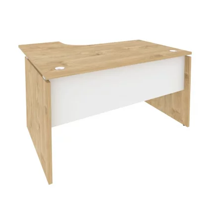 Стол эргономичный правый ОНИКС О.СА-3Р Тиквуд Светлый/Белый / ONIX O.SA-3R_0