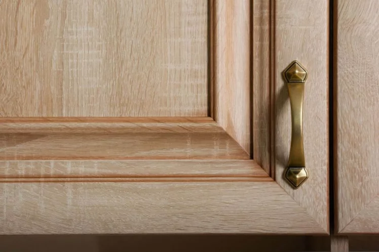 Шкаф кухонный окончание 350 радиусный с карнизом Кантри ЛД 235.321.000 Сономе эйч светлая_3