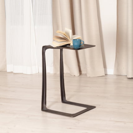 Столик кофейный Сеcрет Де Маисон АНГУЛЕР ( мод. 12454 ) алюминиевый сплав, 40,5кс44,5кс68,5см, античная медь / Secret De Maison ANGULER mod. 40,5x44,5x68,5см,_7