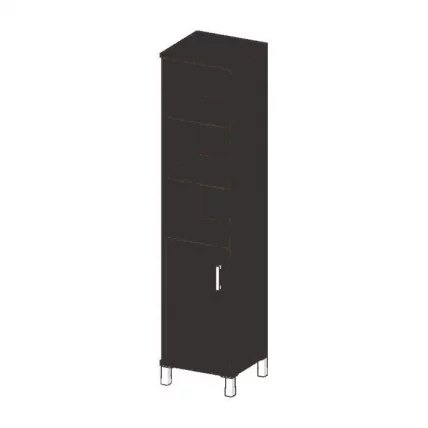 Стеллаж с дверью ДСП В431.2 R Венге магия_0